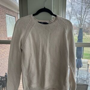Essentials Women's Cream Crew Neck Sweater